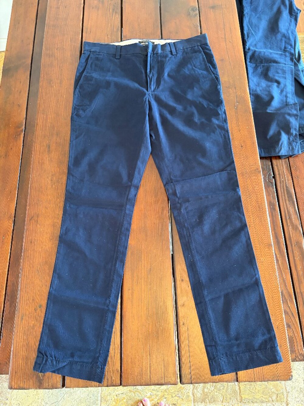 Banana Republic Fulton Skinny Chinos Navy Blue Men's 32x32 Cotton